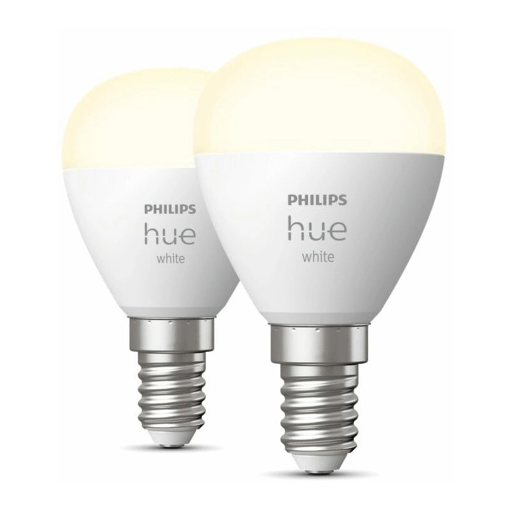 Philips Hue - White - Round Duo Pack - E14