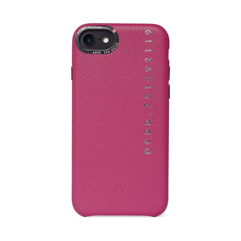 Decoded Leather Backcover - Pop color - iPhone 6/7/8/SE(2020) - Fuchsia