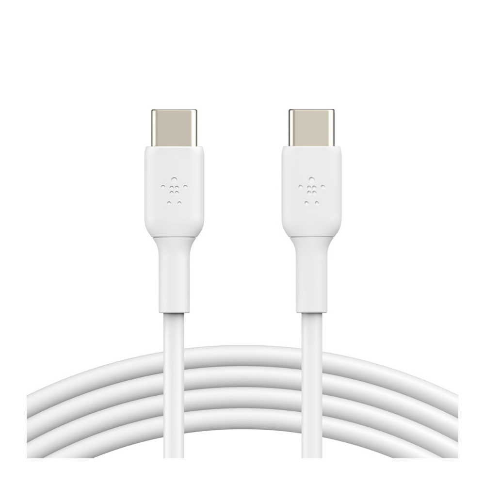 Belkin PVC USB-C-naar-USB-C-kabel (1 meter) - wit
