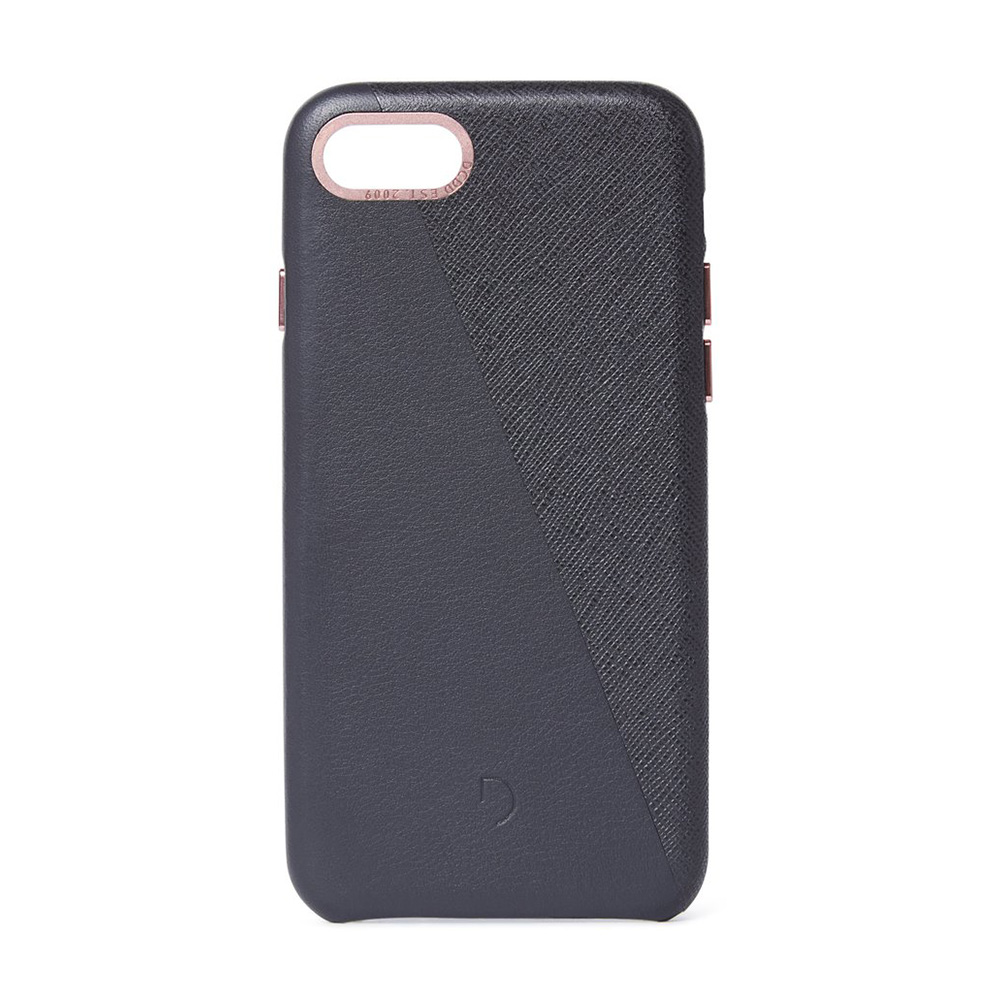 Decoded Dual Leather Backcover - iPhone 6/7/8/SE(2020/2022) - Antracite