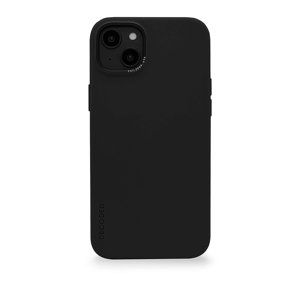 Decoded Anti-Microbial Silicone Backcover - iPhone 14 Plus - Charcoal