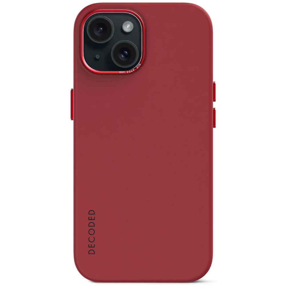 Decoded Anti-Microbial Silicone Backcover - iPhone 15 Plus - Astro Dust