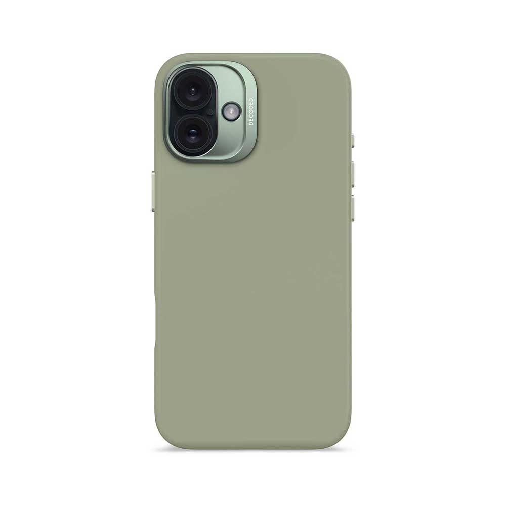 Decoded Anti-Microbial Silicone Backcover - iPhone 16 Plus - Jade