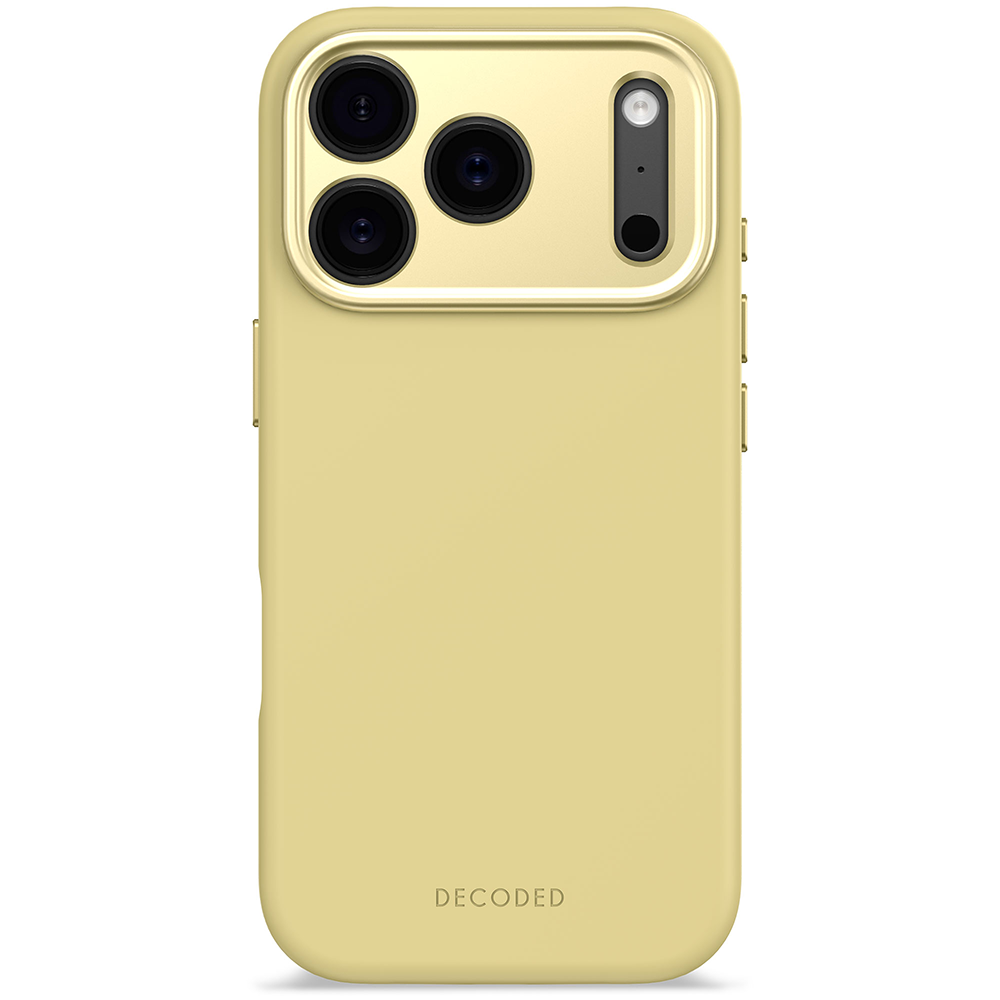 Decoded Silicone Backcover - iPhone 17 Pro - Yuma Yellow