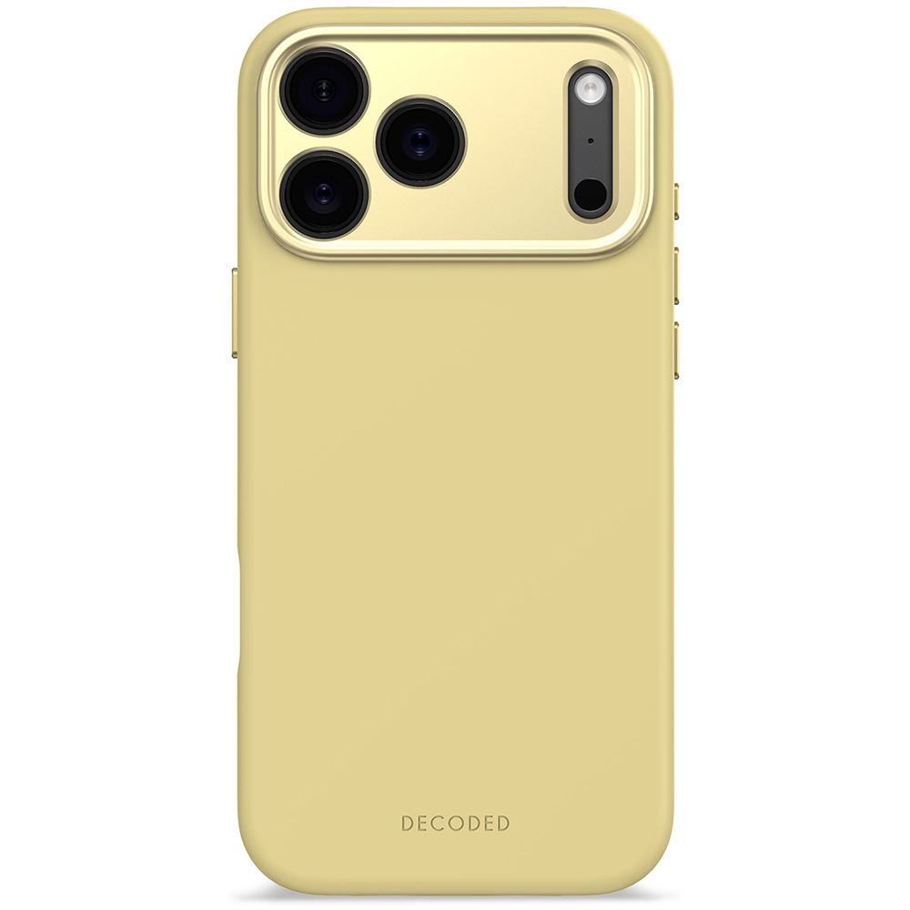 Decoded Silicone Backcover - iPhone 17 Pro Max - Yuma Yellow