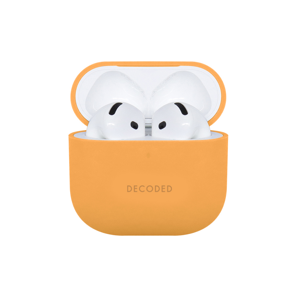 Decoded Silicone AirCase - AirPods 4 (2024) - Amac 20y edition - Marigold