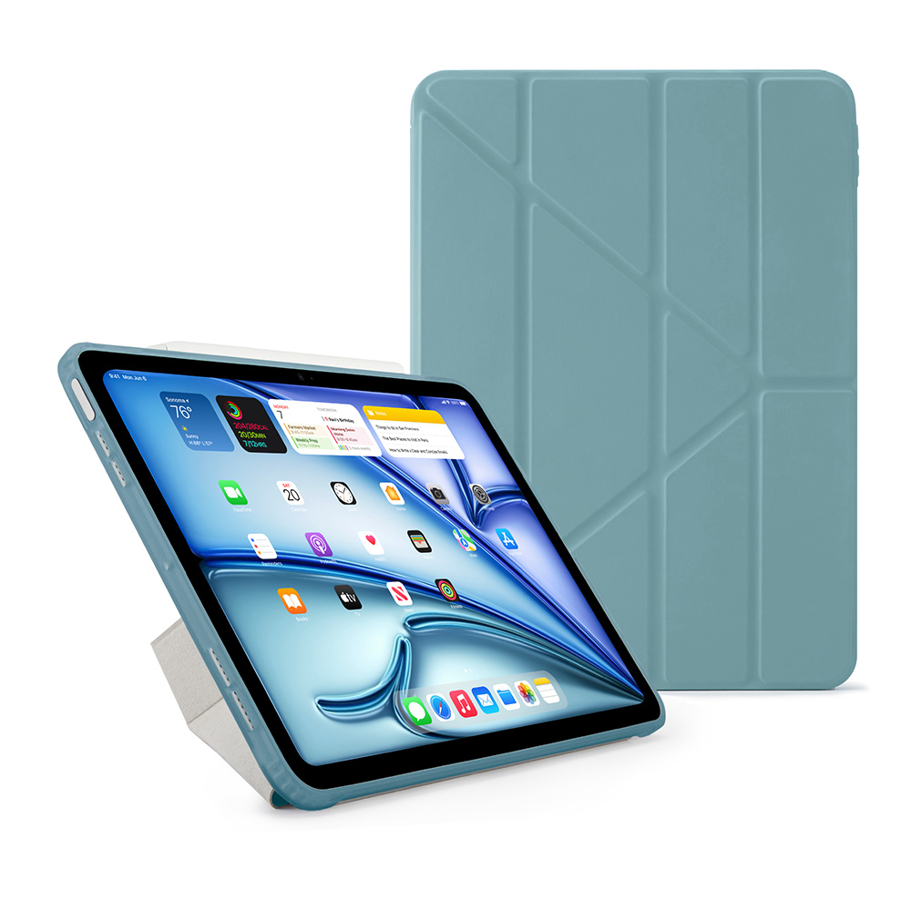 Pipetto Origami Case - iPad Air 10.9" (2020/2022) / iPad Air 11" (2024-2026) - Teal