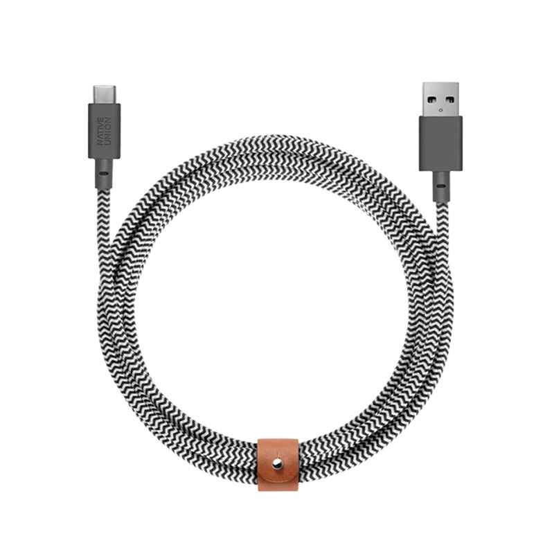 Native Union Belt Cable Kevlar - USB-C to USB - 3m - Zebra
