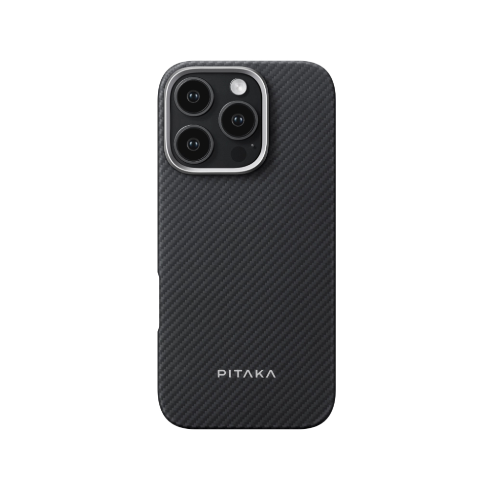 Pitaka Ultra Slim Case - iPhone 16 Pro - Black/Grey