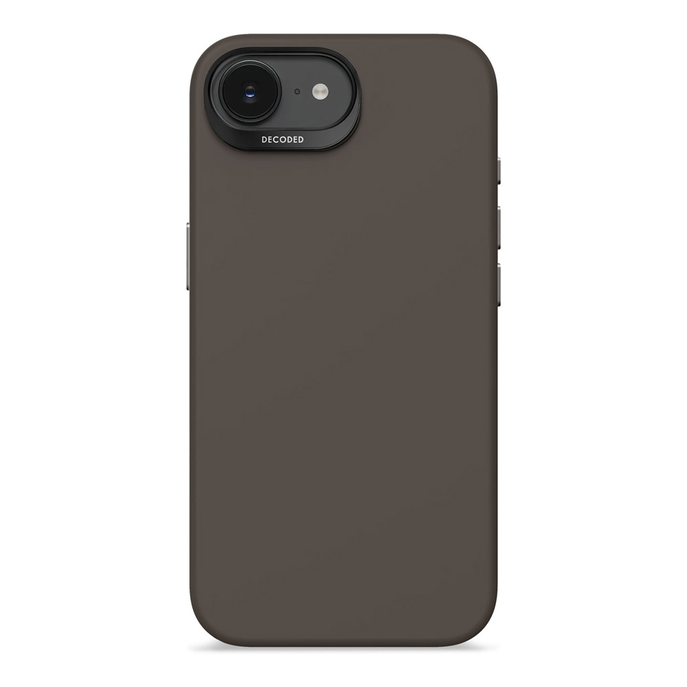 Decoded Silicone Backcover - iPhone 16e/17e - Charcoal