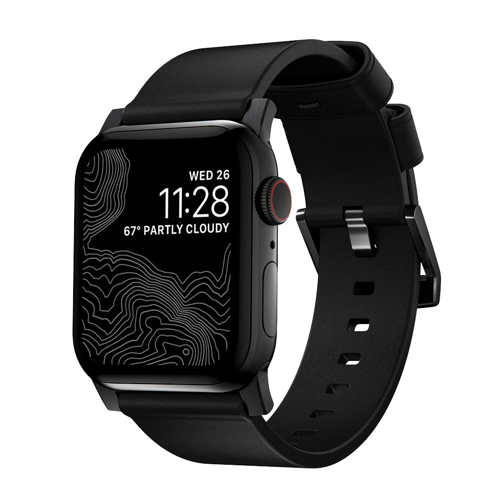 Nomad Modern Watch Strap - 42/44 mm - Black/Black