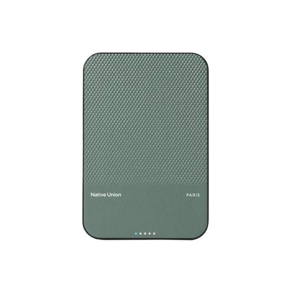 Native Union (Re)Classic Magnetic Powerbank - 5000mAh - Slate Green