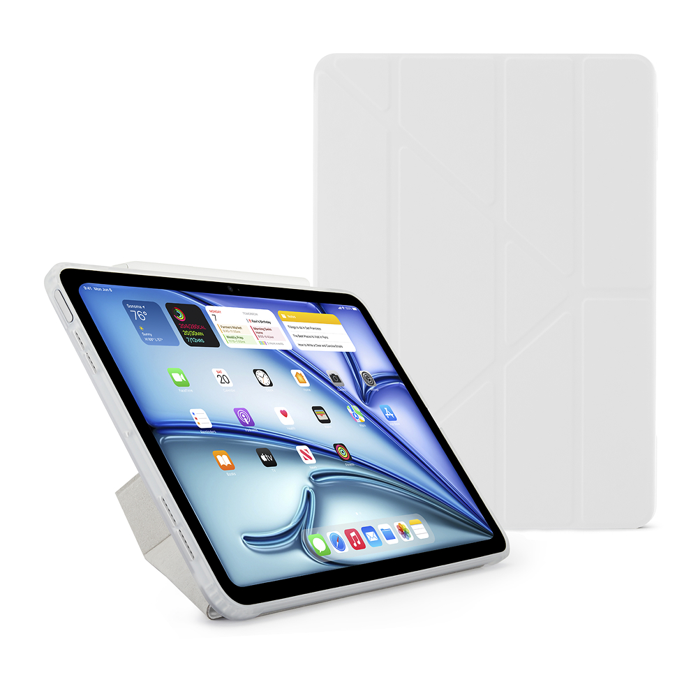 Pipetto Origami Case - iPad Air 10.9" (2020/2022) / iPad Air 11" (2024-2026) - White
