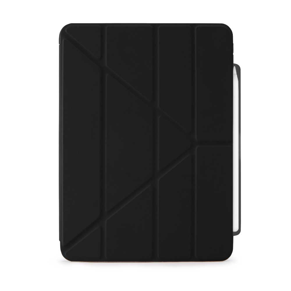 Pipetto Origami Pencil Case - iPad Air 10.9" (2020/2022) / iPad Air 11" (2024-2026) - Black