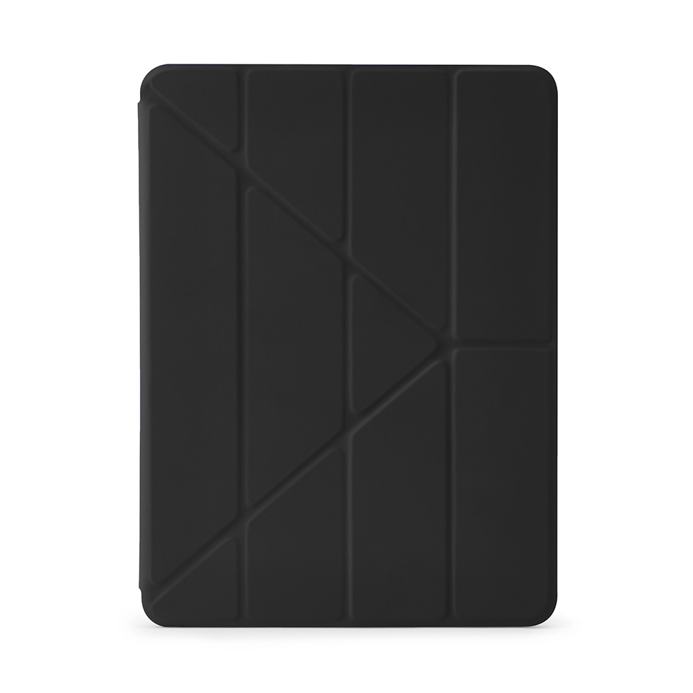 Pipetto Origami Case (TPU) - iPad 10.2" (2019 - 2021) - Black