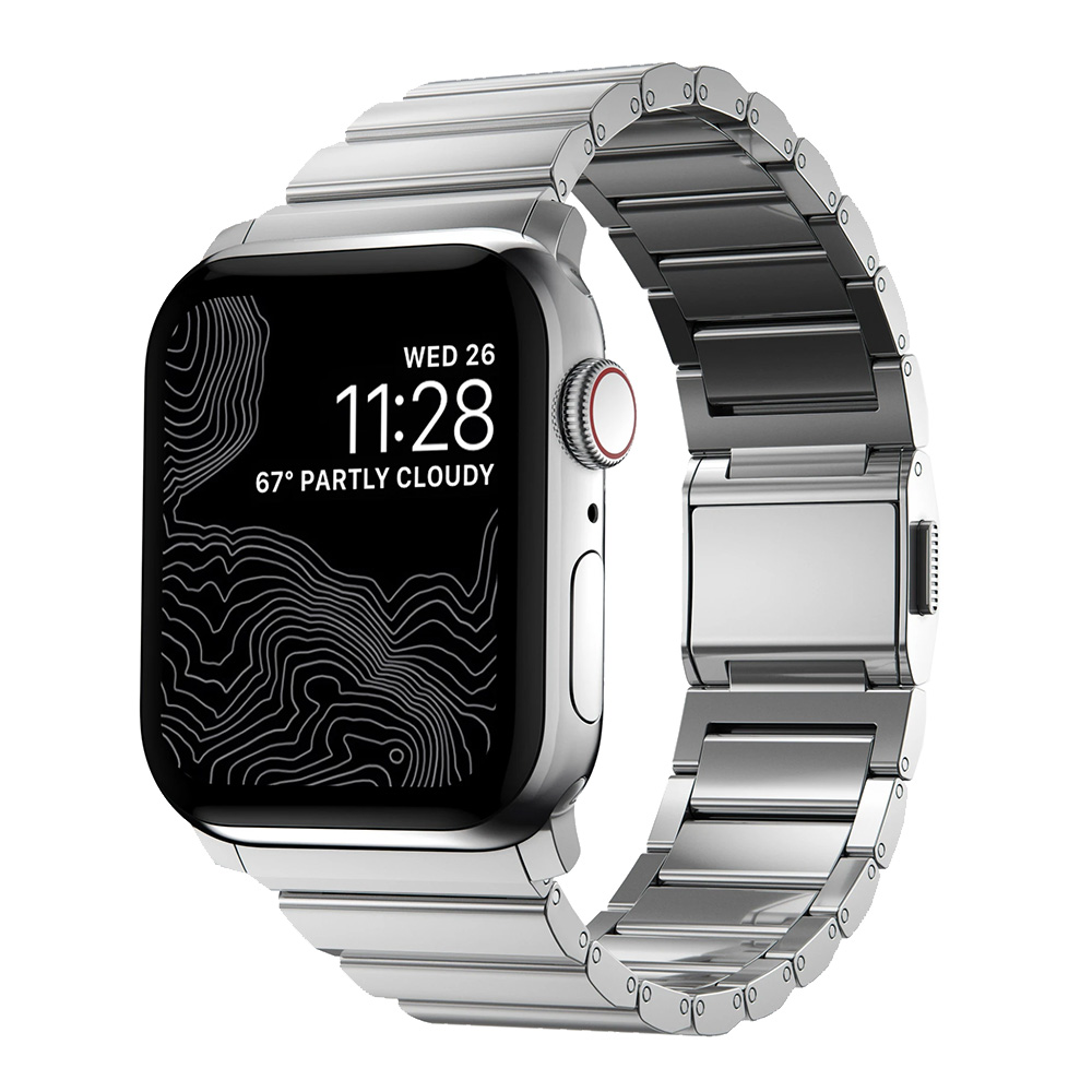 Nomad Steel Band - 45/44/42 mm - Silver Hardware