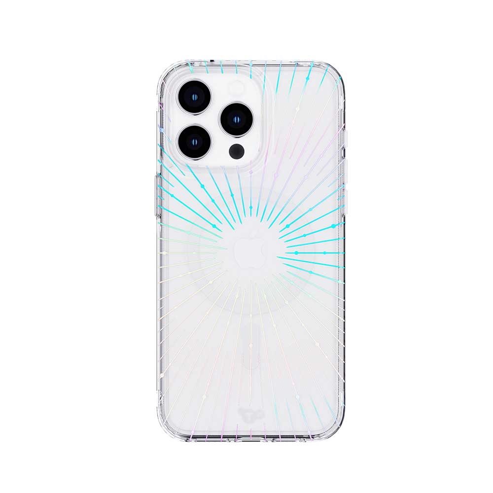 Tech21 Evo Clear MagSafe hoesje - iPhone 15 Pro Max - glitter