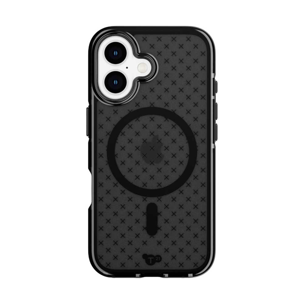 Tech21 Evo Check w/MagSafe - iPhone 16 - Smokey/Black