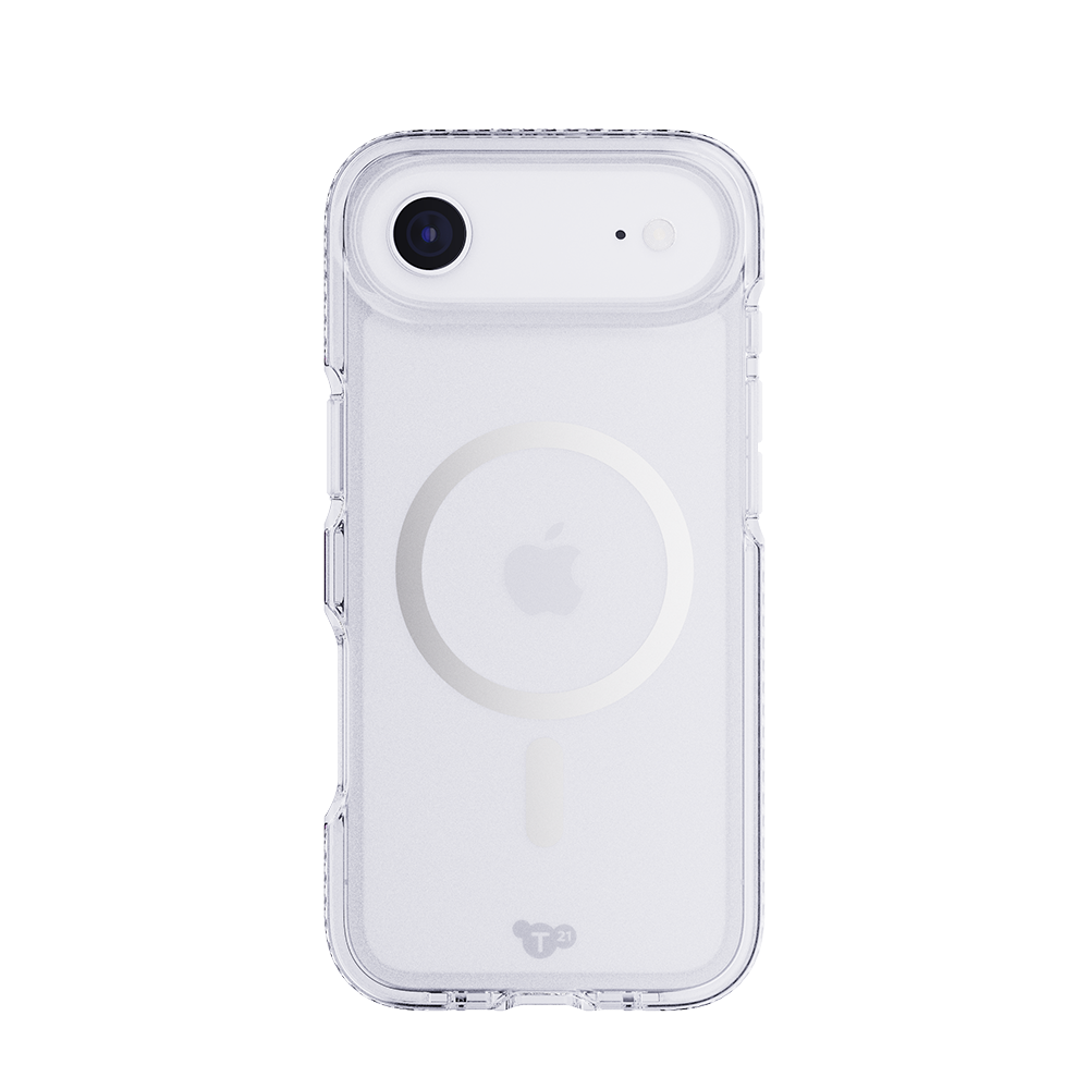 Tech21 EvoCrystal MagSafe - iPhone Air - Clear/Metalic Silver