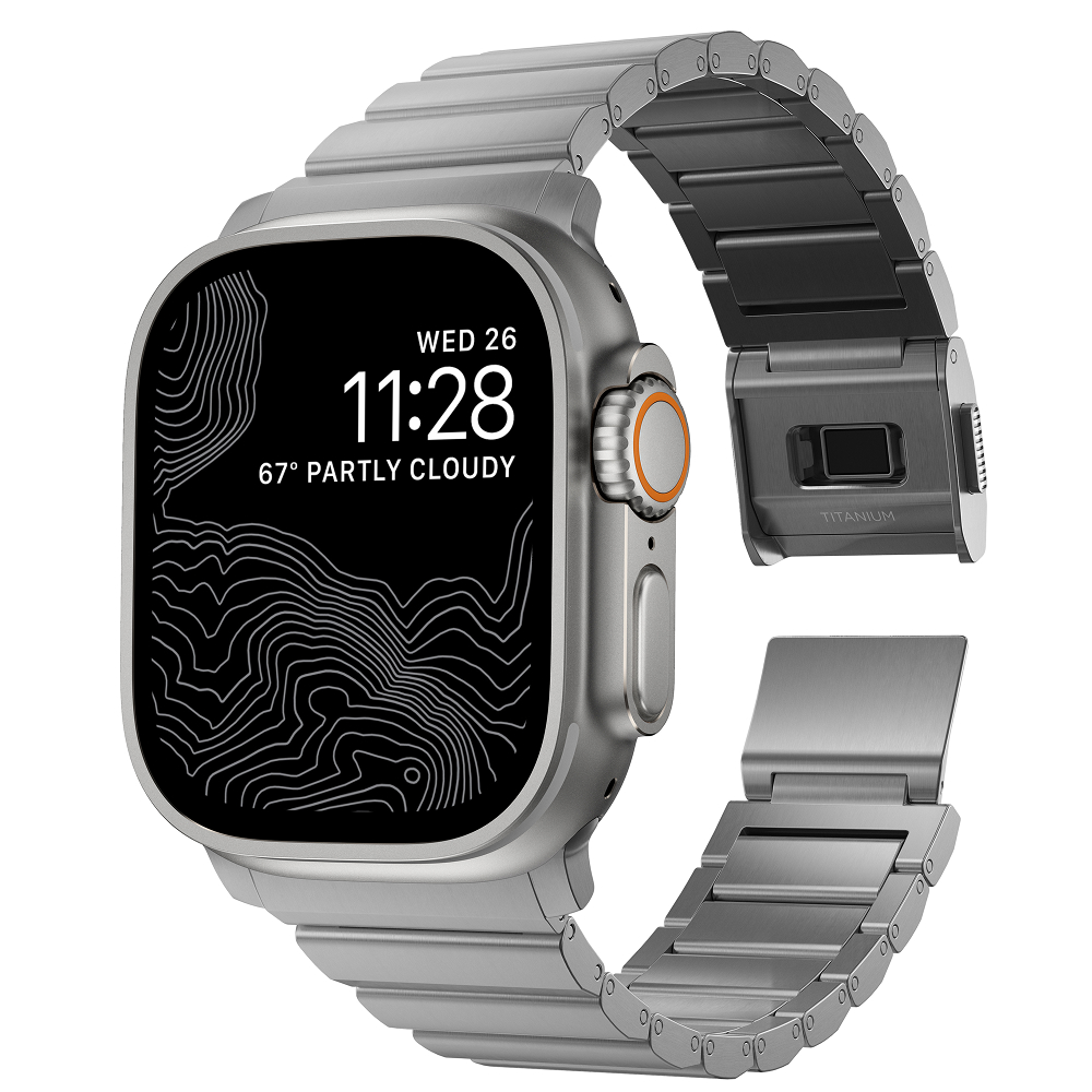 Nomad Titanium Band - 44/45/46/49mm - Silver V3