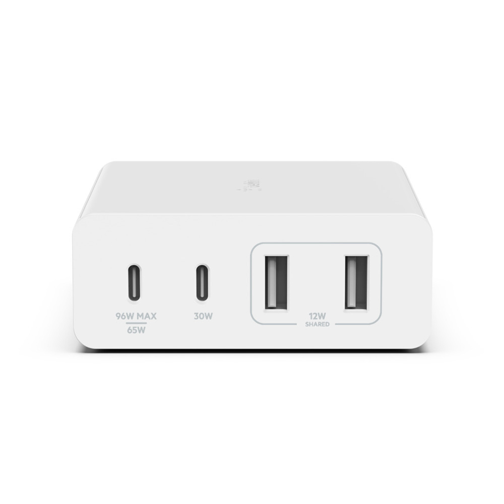 Belkin 4-Ports GaN Desktop Charger - USB & USB-C - 108W%