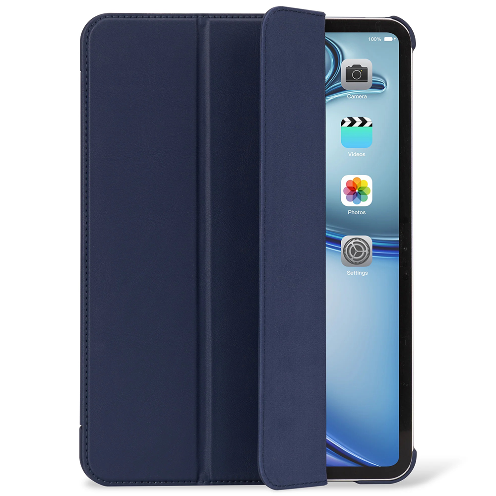 Decoded Anti Dirt Vegan Slim Cover - iPad Air 13" (2024-2026) - Navy Peony