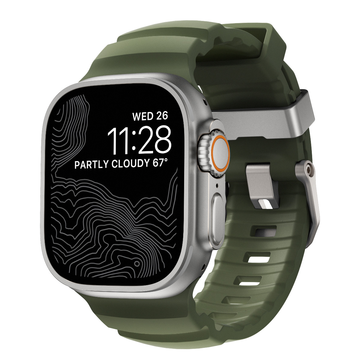 Nomad Rocky Point Band - 42/44/45/49mm - Forest/Natural