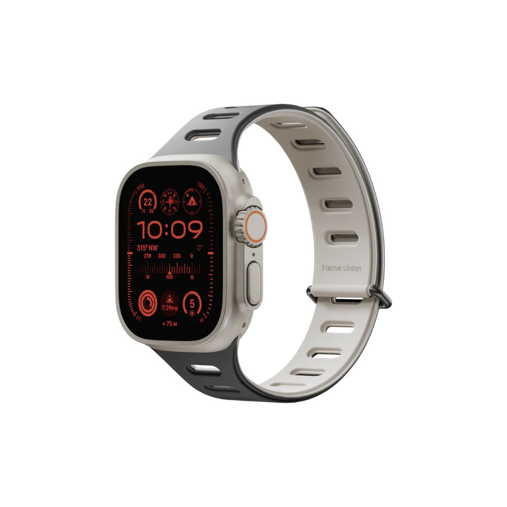 Native Union Active Magnetic Watch Band - 42/44/45/49mm - Black/Sandstone