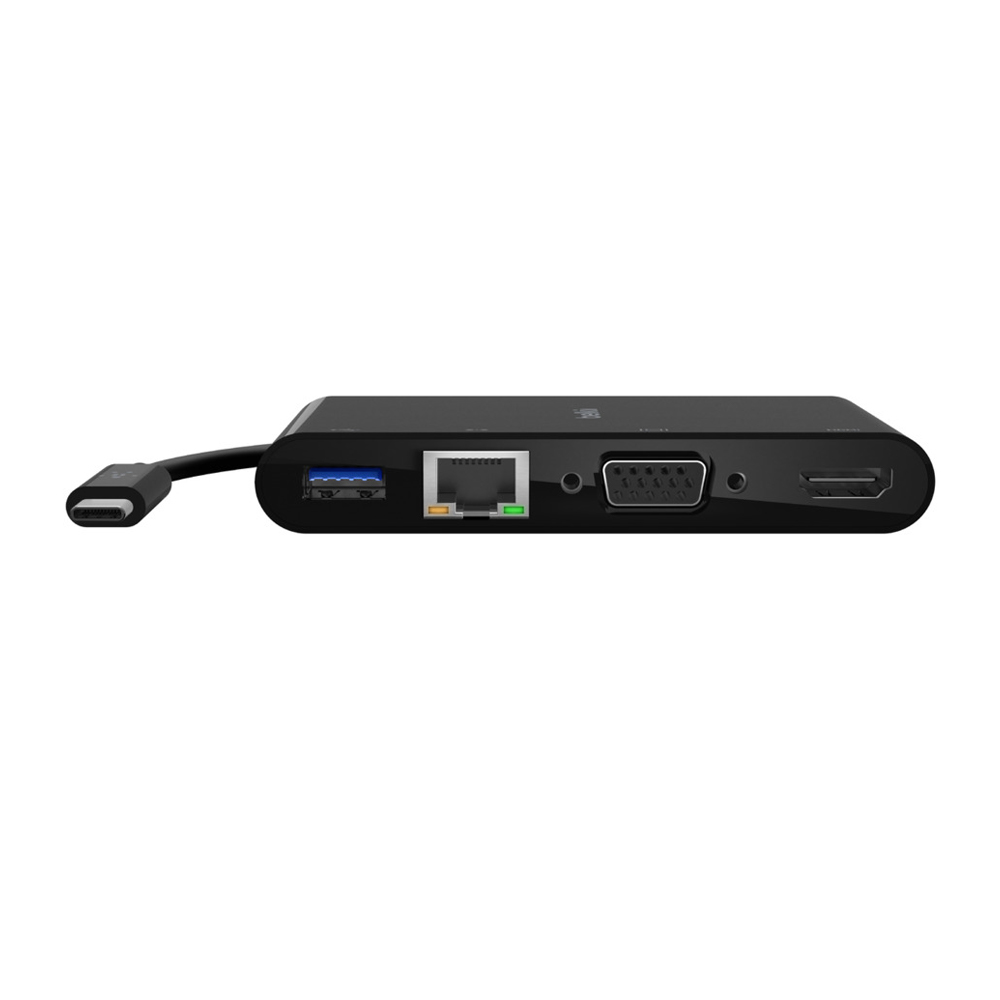 Belkin multimedia-adapter (USB-C) - zwart