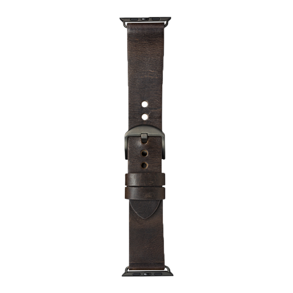 dbramante1928 Bormholm - Watch Strap 42/44mm - Dark Brown/Space Grey