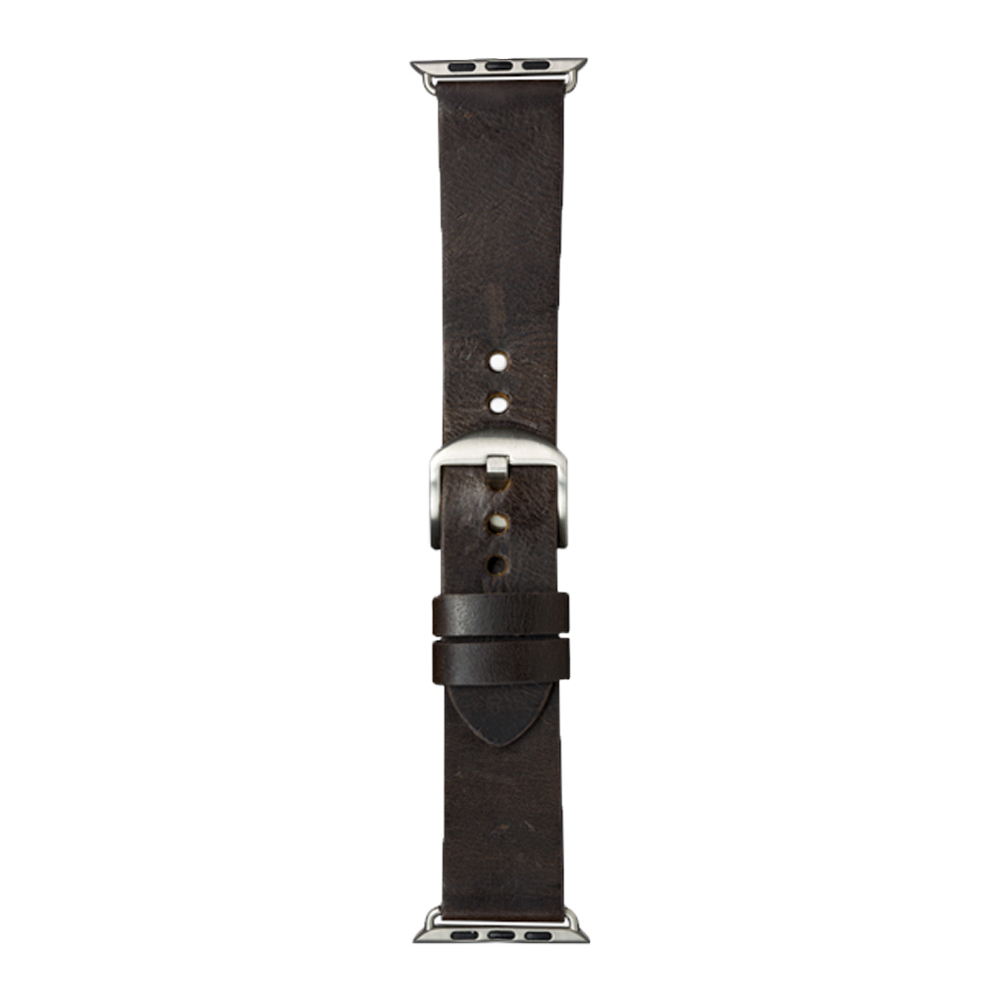 dbramante1928 Bormholm - Watch Strap 42/44mm - Dark Brown/Silver