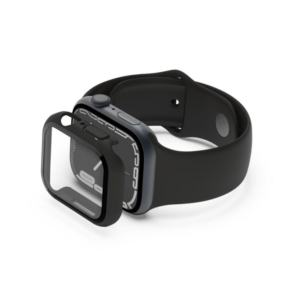 Belkin TemperedCurve 2in1 360 Anti-Microbial - Apple Watch Series 4-9 / SE (2020 - 2023) - 44/45mm - Black