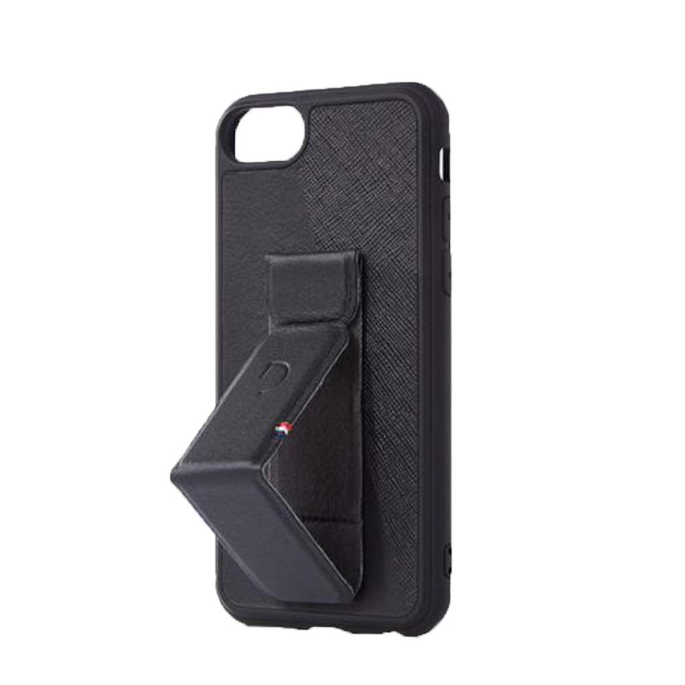 Decoded Dual Leather Stand Case - iPhone 6/7/8/SE(2020/2022) - Black