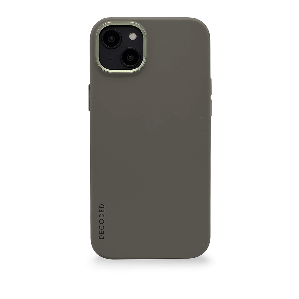 Decoded Anti-Microbial Silicone Backcover - iPhone 14 Plus - Olive