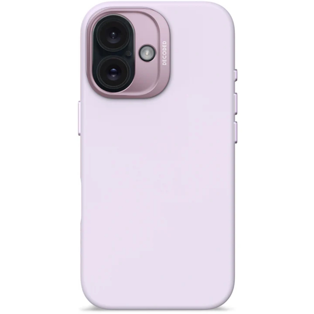 Decoded Anti-Microbial Silicone Backcover - iPhone 16 - Lavender