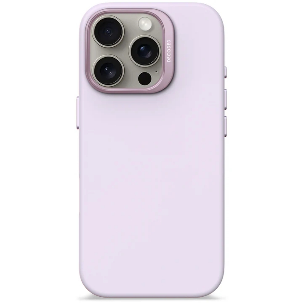 Decoded Anti-Microbial Silicone Backcover - iPhone 16 Pro - Lavender