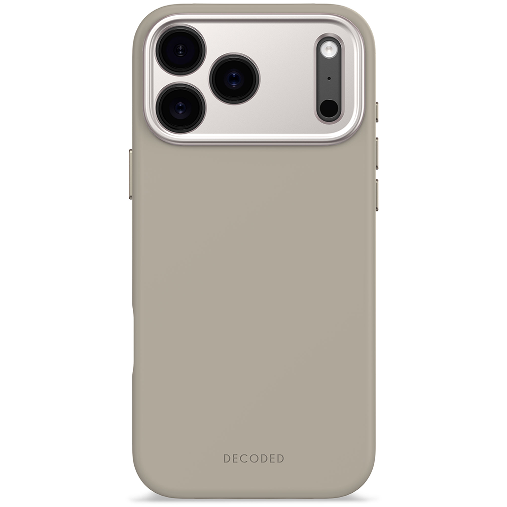 Decoded Silicone Backcover - iPhone 17 Pro Max - Soft Taupe