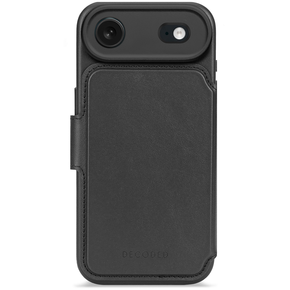 Decoded Leather Detachable Wallet - iPhone Air - Black