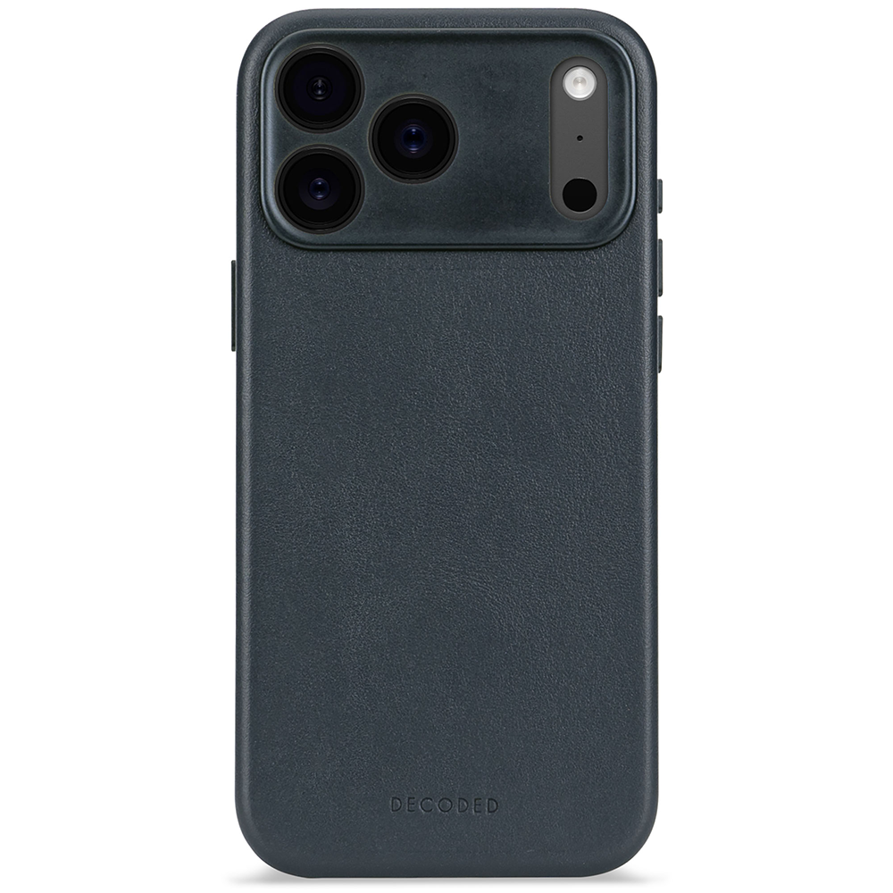 Decoded Leather Backcover - iPhone 17 Pro Max - Navy Shadow