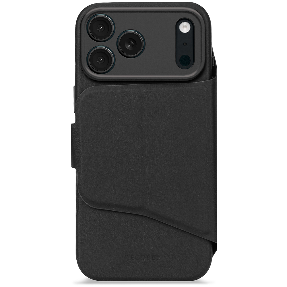 Decoded Textured Silicone Wallet - iPhone 17 Pro Max - Phantom Black