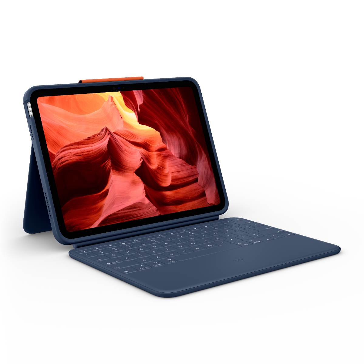 Logitech Rugged Combo 4 Touch - iPad 10.9" (2022) / iPad 11" (2025) - Blue