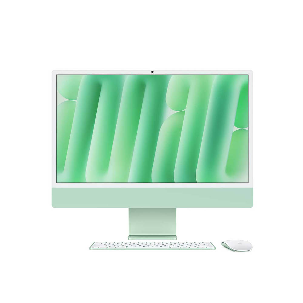 iMac 24" Green - M4 8C-CPU & 8C-GPU - 24GB - 256GB - NO Eth - Mouse - MK