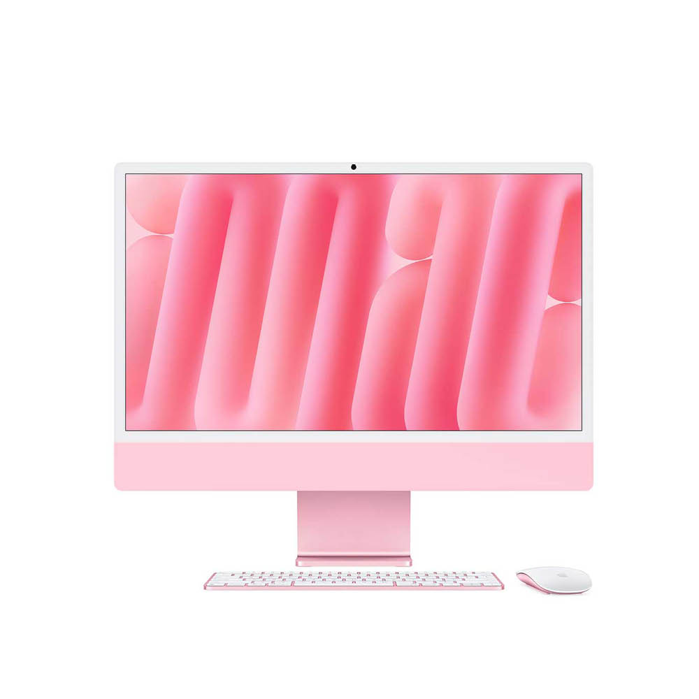 iMac 24" Pink - M4 10C-CPU & 10C-GPU - 32GB - 512GB - Gbit Eth - Mouse - MK-TID