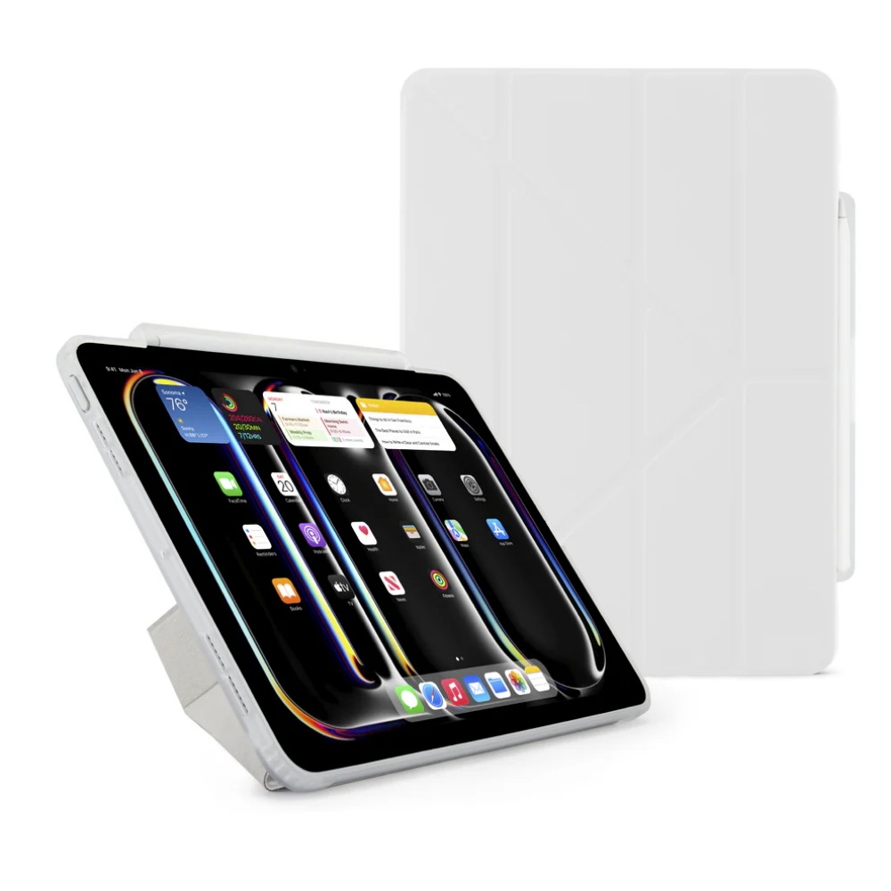 Pipetto Origami Pencil Case - iPad Pro 11" (2024-2025) - White