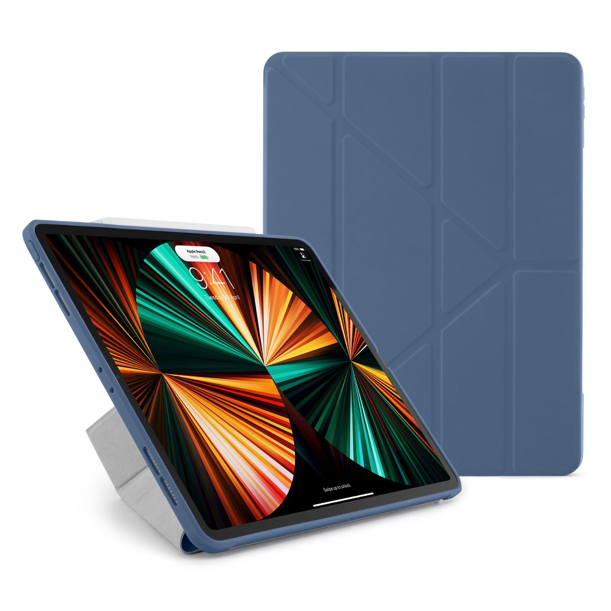 Pipetto Origami No1 Original TPU Case - iPad Pro 12.9" (2018 - 2022) - Navy