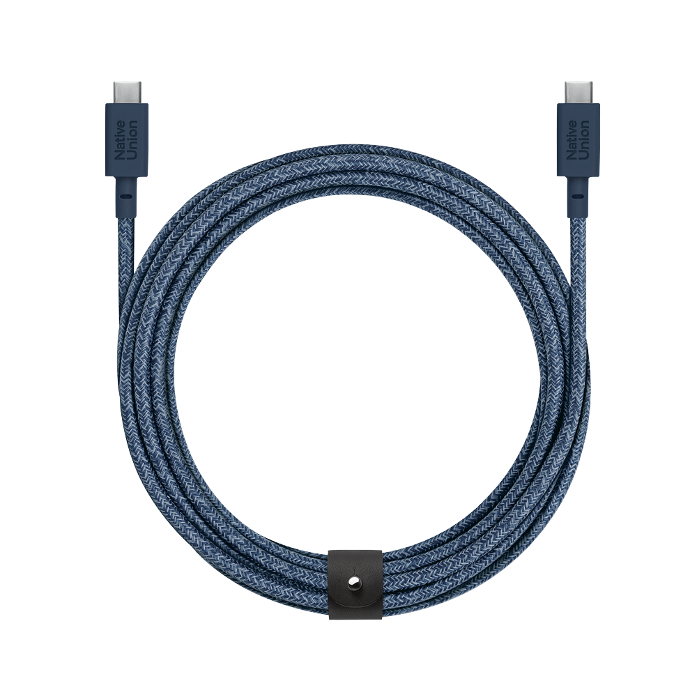 Native Union Belt Cable XL - USB-C - 100W - 3m - Navy