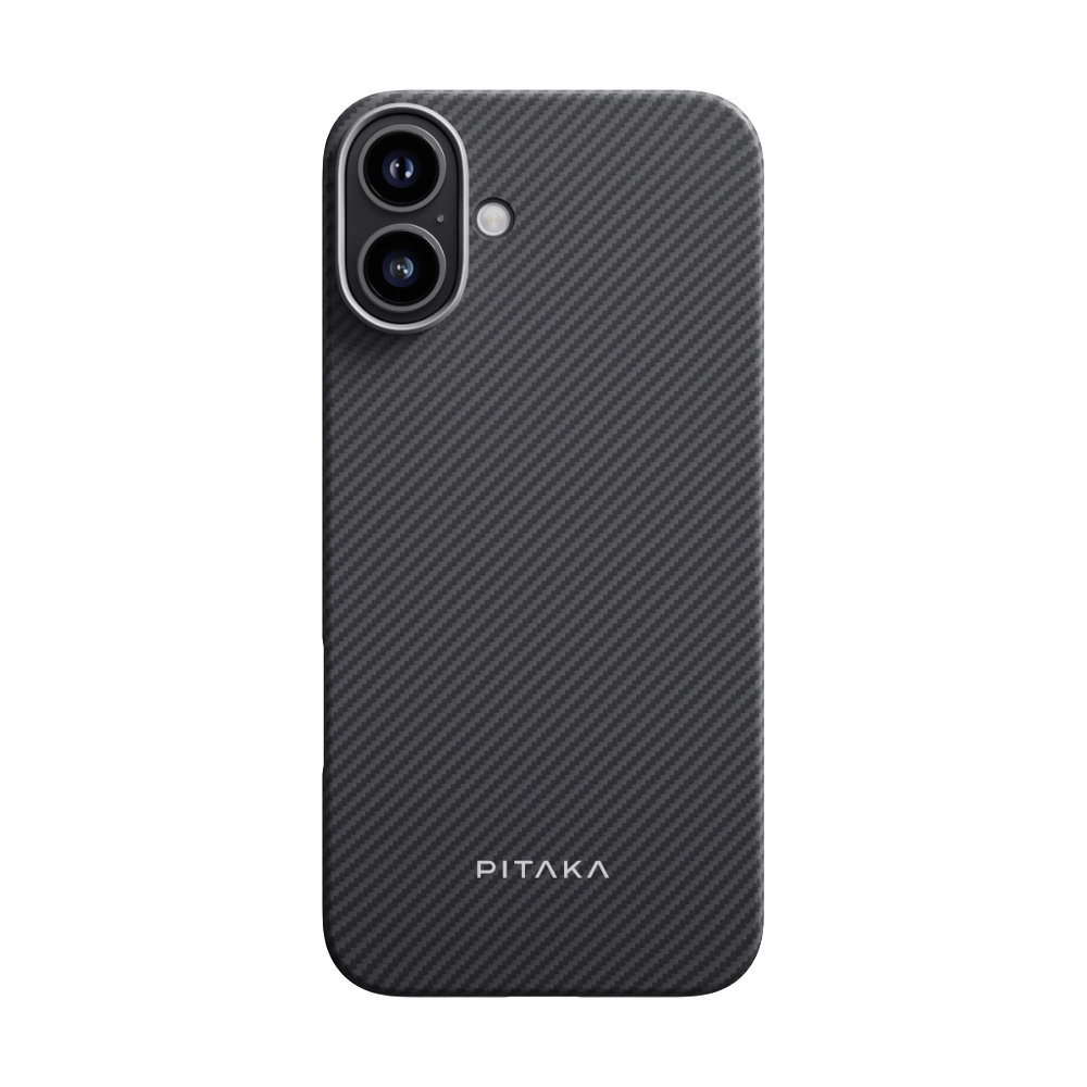 Pitaka Ultra Slim Case - iPhone 16 Plus - Black/Grey
