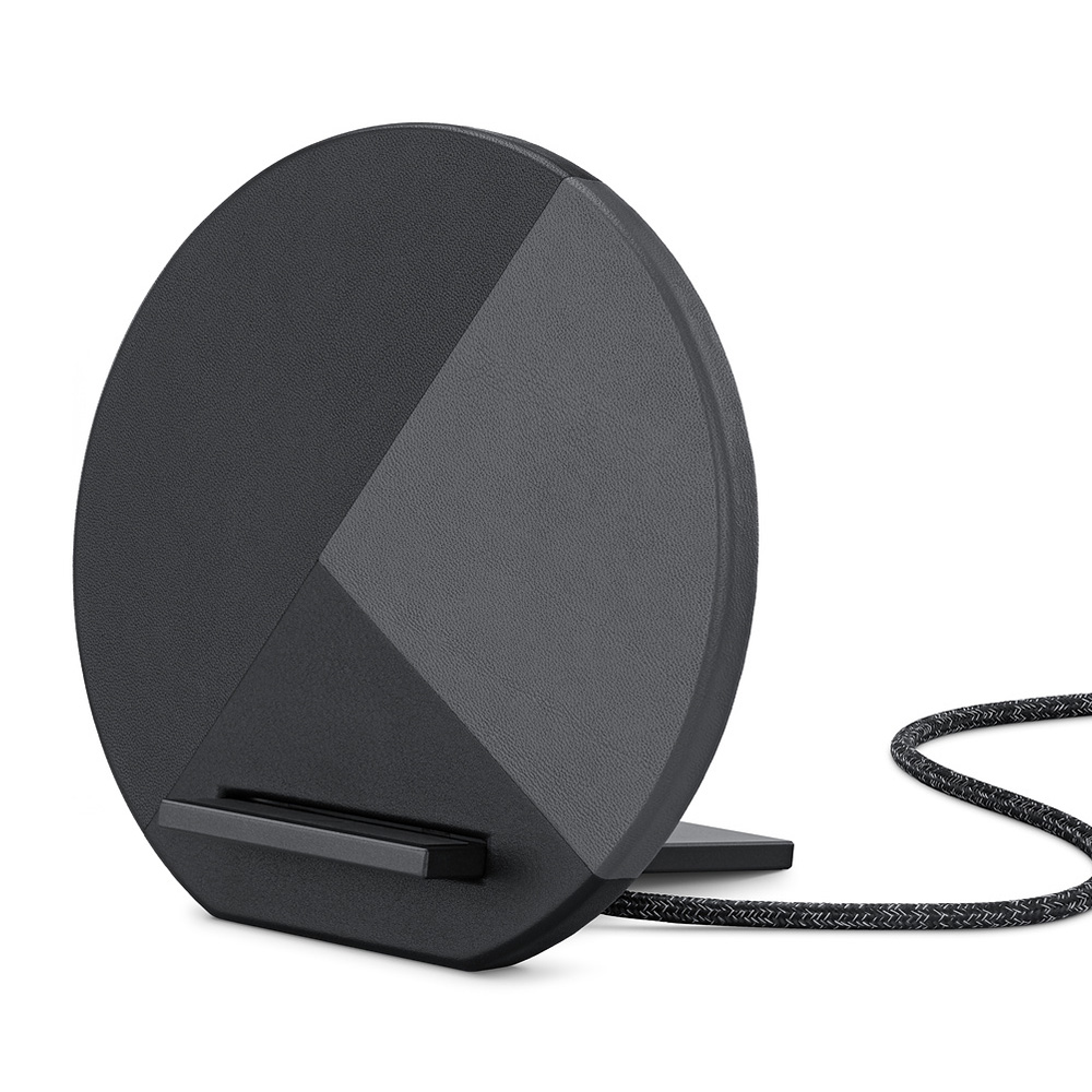 Native Union Wireless Charging Dock Marquetry - Black V2 demo