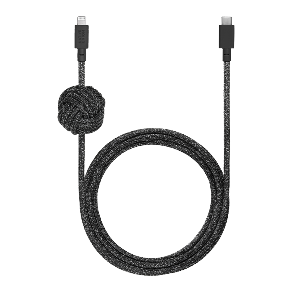 Native Union Night Cable Kevlar - USB-C to Lightning - Cosmos Black