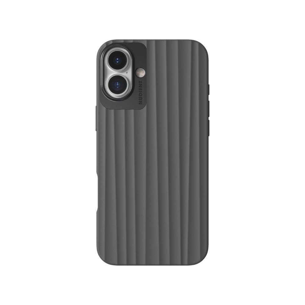Nudient Bold MagSafe Case - iPhone 16 - Storm Black